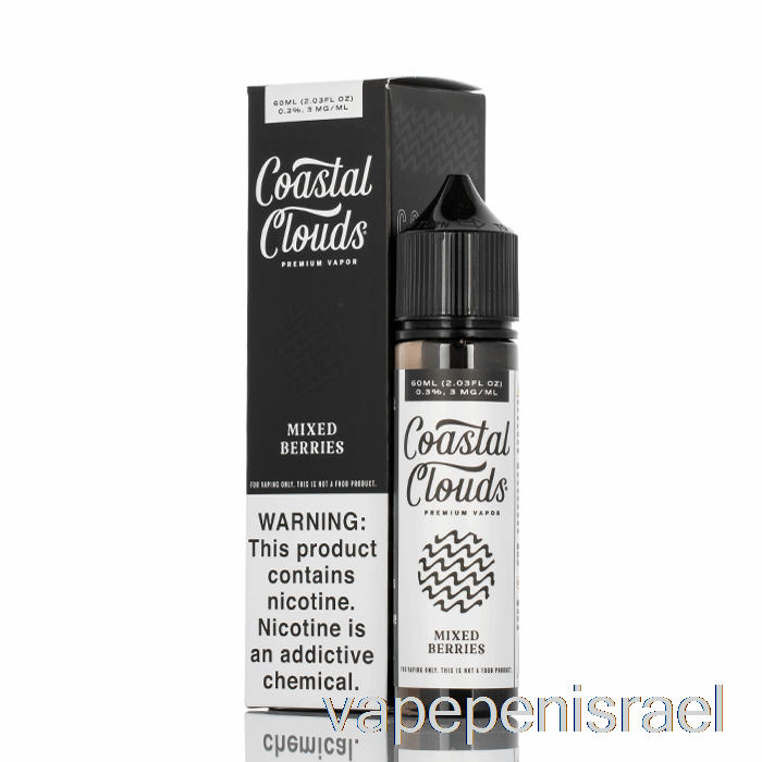 חד פעמי Vape Israel Mixed Berries - Coastal Clouds Co. - 60 מ"ל 6 מ"ג